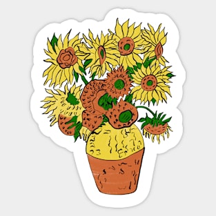 Sunflowers Sticker